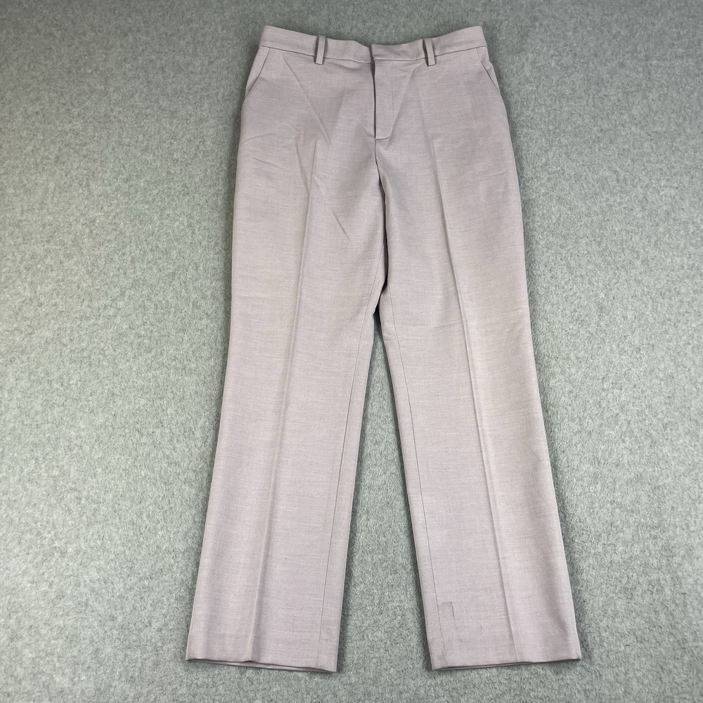 Uniqlo Smart Ankle Pants Womens Medium (29x27) Slim Stretch Pink